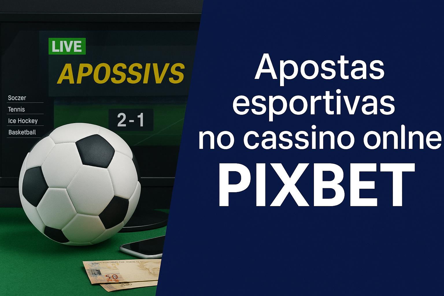 Aposte em apostas esportivas no cassino online PIXBET